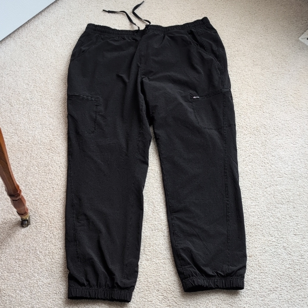 Eddie Bauer black Stretch Fleece Lined Pants Size 16